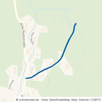 Auersbergweg Eibenstock Wildenthal 