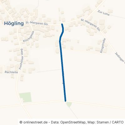 Pfarrweg Fensterbach Högling 