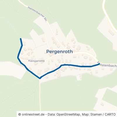 Pergenrother Straße Wiehl Marienhagen 