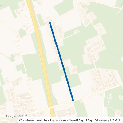 Schwarzer Weg Hilter am Teutoburger Wald Wellendorf 
