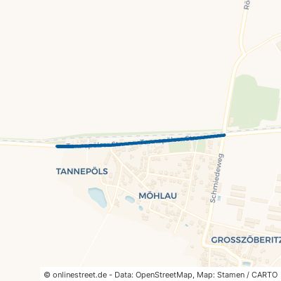 Tannepölser Straße Zörbig Großzöberitz 