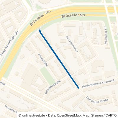 Saarwerdenstraße Düsseldorf Oberkassel 