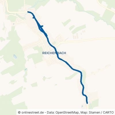 Pulsnitztalstraße Haselbachtal Reichenbach 