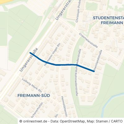 Finauerstraße München Schwabing-Freimann 