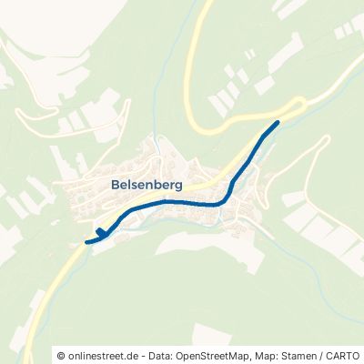 Heilig-Kreuz-Straße Künzelsau Belsenberg 