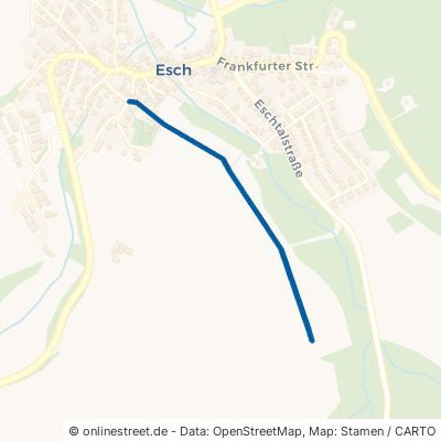 Bermbacher Weg Waldems Esch 