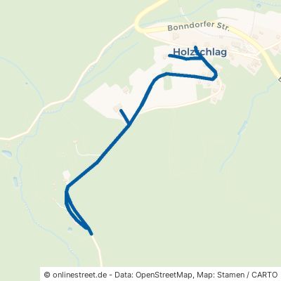Tiroler Straße Bonndorf im Schwarzwald Holzschlag 