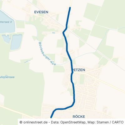 Eveser Straße Bückeburg Evesen 