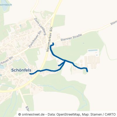 Schafberg Lichtentanne Schönfels 