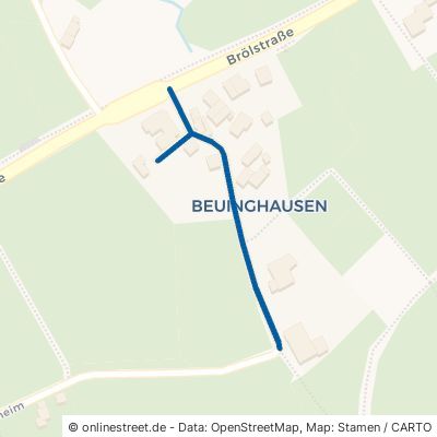 Beuinghausener Weg Waldbröl Rossenbach 
