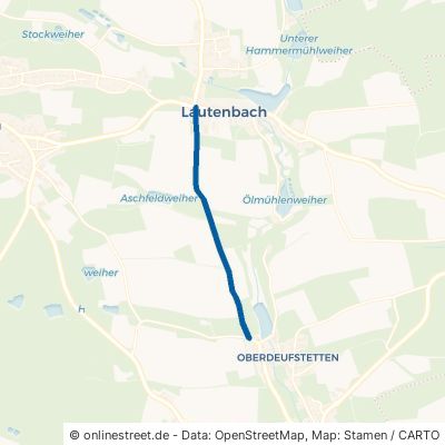 Oberdeufstetter Straße Fichtenau Lautenbach 