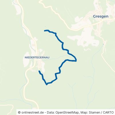 Schindelbühlweg Kleines Wiesental Tegernau 