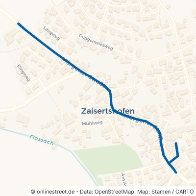 Mörgener Straße Tussenhausen Zaisertshofen 