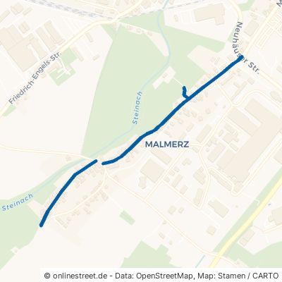 Malmerzer Straße Sonneberg Malmerz 