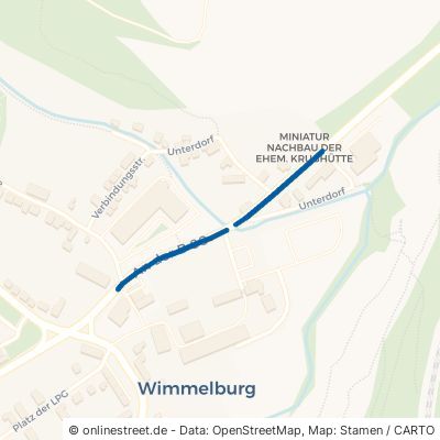 An der B 80 Wimmelburg 