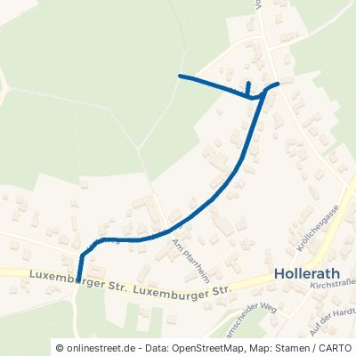 Hohlweg Hellenthal Hollerath 