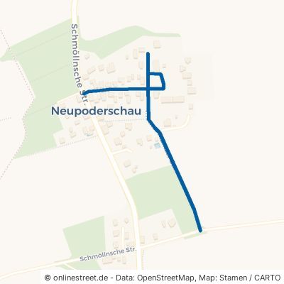 Thomas-Müntzer-Straße Meuselwitz Neupoderschau 