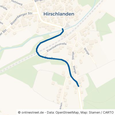 Neue Straße Rosenberg Hirschlanden 