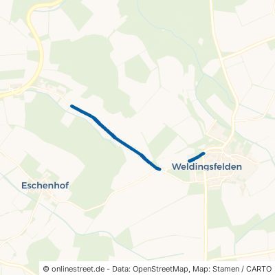 Eschenhofer Straße Ingelfingen Weldingsfelden 