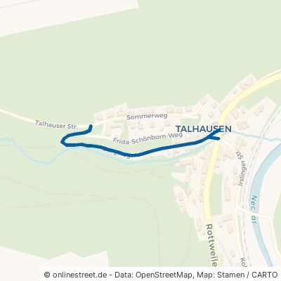 Burgweg Epfendorf Talhausen 
