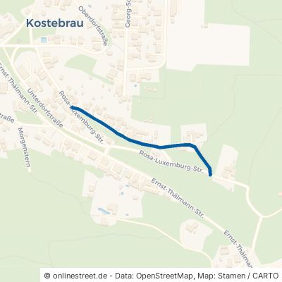 Rose-Luxemburg-Straße Lauchhammer Kostebrau 