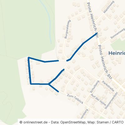 Sportplatzweg Lichtenstein (Sachsen) Heinrichsort 