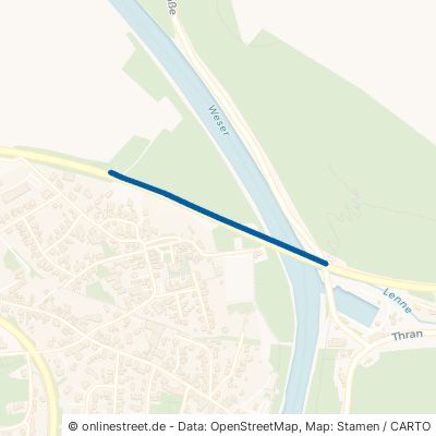 Fuß-/Radweg Über Natobrücke 37619 Bodenwerder Kemnade 