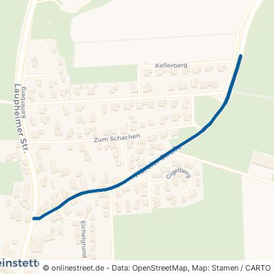 Hürbler Straße Ochsenhausen Reinstetten 