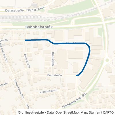 Dieselstraße Remchingen Wilferdingen 