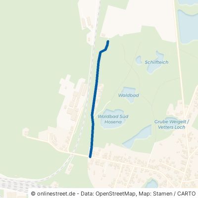 Turnplatzweg Senftenberg Hosena 