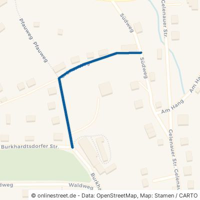 Grüner Weg Burkhardtsdorf Kemtau 