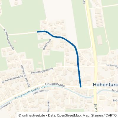 Römerstraße Hohenfurch 