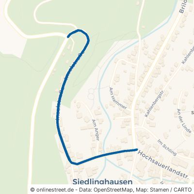 Inselstraße Winterberg Siedlinghausen 
