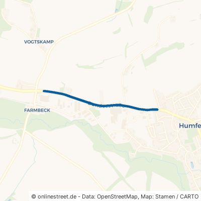 Bundesstraße Dörentrup Humfeld 