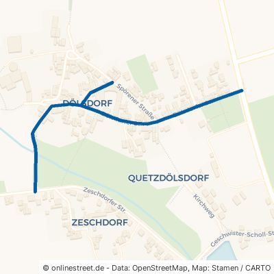 Dölsdorfer Straße Zörbig Quetzdölsdorf 