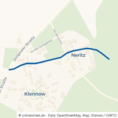 Neritzer Dorfstraße Wustrow Klennow 