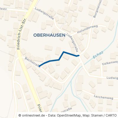 Enge Straße Lichtenstein Unterhausen 