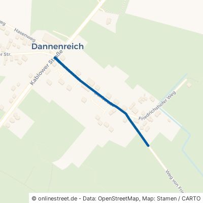Dorfstraße Heidesee Dannenreich 