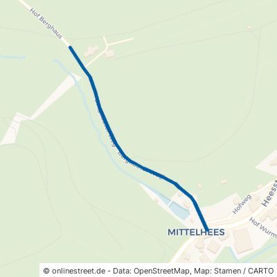 Berghäuser Weg Kreuztal Mittelhees 