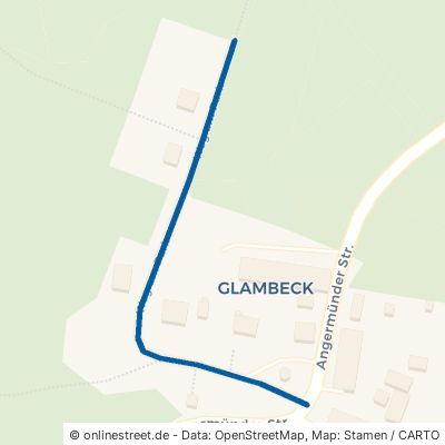 Weg Am Park Friedrichswalde Glambeck 