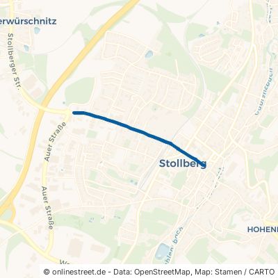 Hohensteiner Straße Stollberg (Erzgebirge) 
