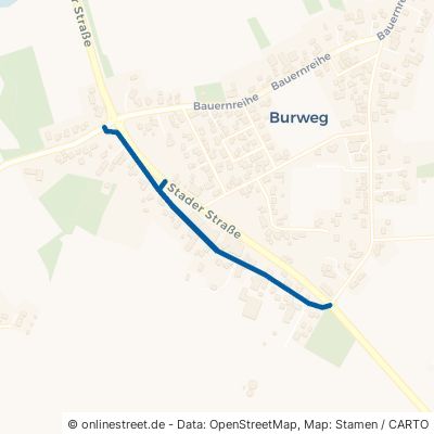 Blaue Straße Burweg 
