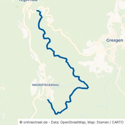 Schindenbühlweg Kleines Wiesental Tegernau 