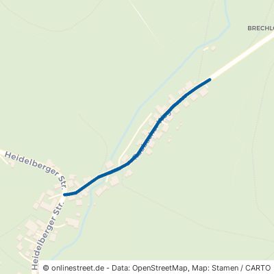 Raubacher Weg Wald-Michelbach Ober-Schönmattenwag 