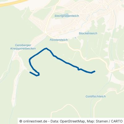 Kieferleiteweg Geratal Geraberg 