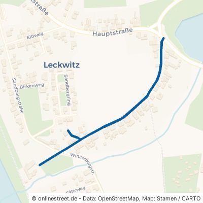 Rosenmühlenstraße Nünchritz Leckwitz 