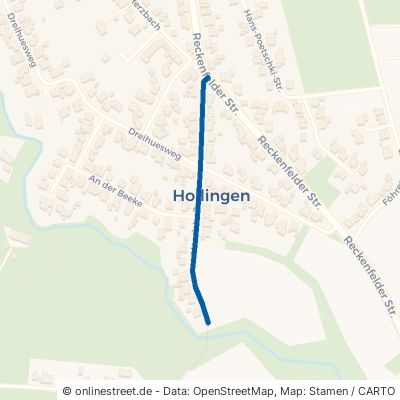 Haselstraße Emsdetten Hollingen 