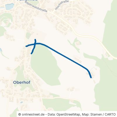 Waldweg Falkenfels Oberhof 