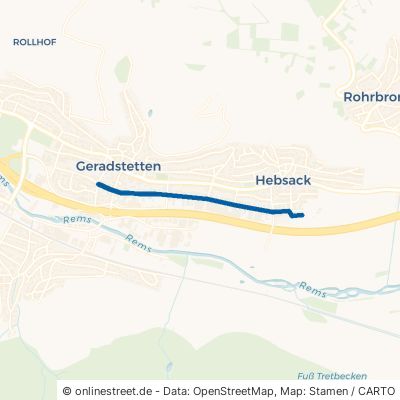 Wilhelm-Enßle-Straße Remshalden Hebsack 