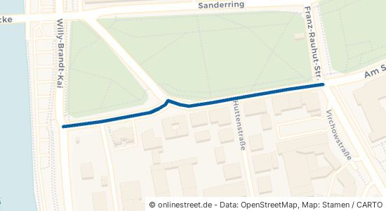 Sanderglacisstraße Würzburg Sanderau 